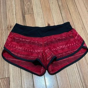 Lululemon speed shorts